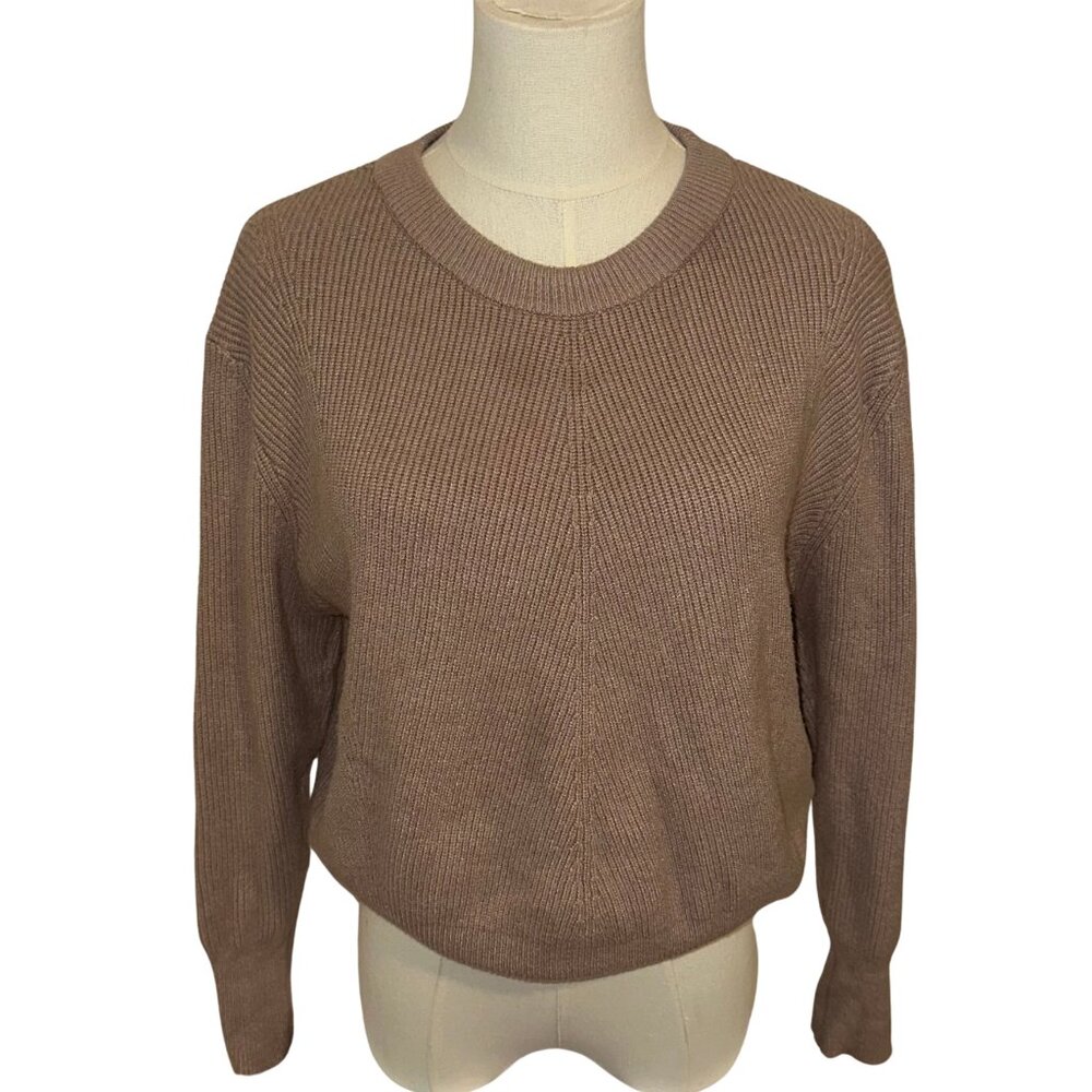 Elodie Crewneck Cropped Knit Sweater